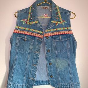 Vintage women’s jean vest